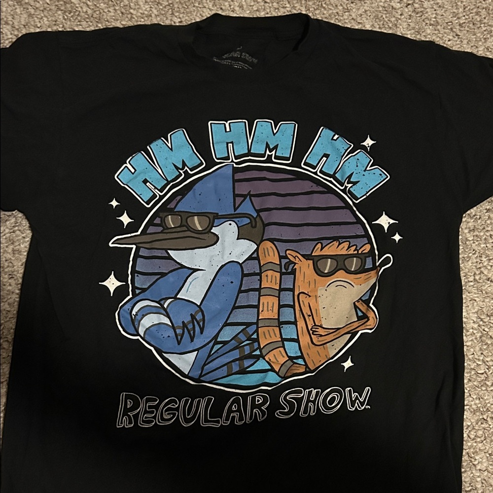 Regular Show Black Graphic T-Shirt